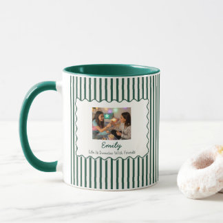 Persoonlijke fotobeker voor vrienden Cadeau voor f Mok