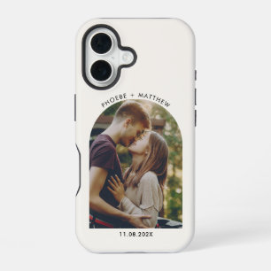 Persoonlijke fotobewaarplaats verlovingsgeschenk iPhone 16 hoesje