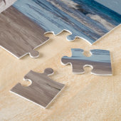 Persoonlijke fotobruiloft op een bestemming legpuzzel (Zijkant)