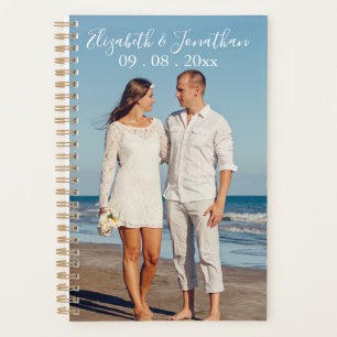 Persoonlijke fotobruiloft op een bestemming planner