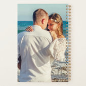 Persoonlijke fotobruiloft op een bestemming planner (Achterkant)