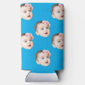 persoonlijke fotocadeaus grappige verjaardag vrijg seltzer blikjeskoeler (Achterkant)