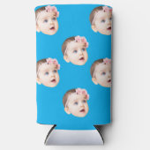 persoonlijke fotocadeaus grappige verjaardag vrijg seltzer blikjeskoeler (Voorkant)