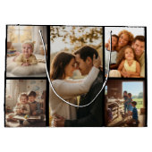 Persoonlijke fotocadeautas voor speciale gelegenhe groot cadeauzakje (Achterkant)
