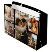 Persoonlijke fotocadeautas voor speciale gelegenhe groot cadeauzakje (Achterkant Gekanteld)