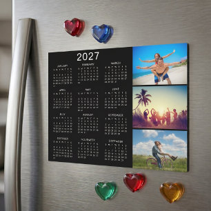 Persoonlijke Fotocollage 2027 Agenda Magneet