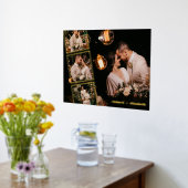 Persoonlijke Fotocollage Aangepaste Namen Chic Gou Folie Afdrukken (Laag (Keuken))