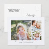 Persoonlijke fotocollage Algemene groeten Briefkaart (Voorkant / Achterkant)