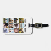 Persoonlijke fotocollage bagagelabel (Voorkant horizontaal)