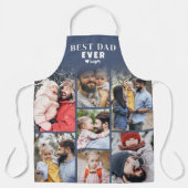Persoonlijke Fotocollage Beste Papa Schort (Voorkant)