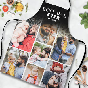 Persoonlijke Fotocollage Beste Papa Schort