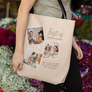Persoonlijke fotocollage Besties 3 voor Beste Vrie Tote Bag
