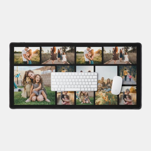 Persoonlijke fotocollage bureaumat (Keyboard & Muis)