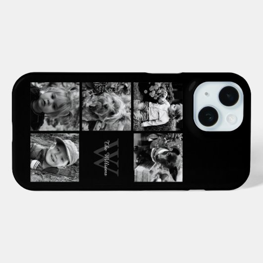 Persoonlijke fotocollage Case-Mate iPhone case (Achterkant (horizontaal))