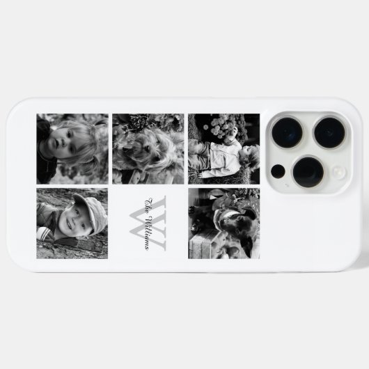 Persoonlijke fotocollage Case-Mate iPhone case (Achterkant (horizontaal))