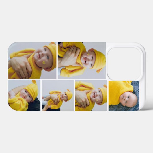 Persoonlijke fotocollage Case-Mate iPhone case (Achterkant (horizontaal))