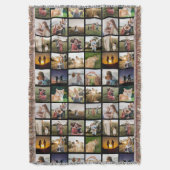 Persoonlijke fotocollage deken (Voorkant Verticaal)