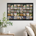 Persoonlijke fotocollage imitatie canvas print<br><div class="desc">Creëer Uw Eigen Gepersonaliseerde Fotocollage Faux Canvas Print</div>
