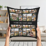 Persoonlijke fotocollage kussen<br><div class="desc">Creëer Uw eigen gepersonaliseerde foto Sierkussen</div>