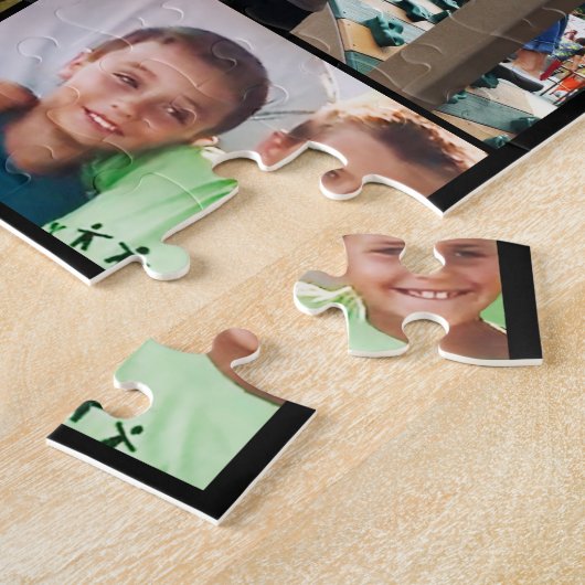 Persoonlijke fotocollage legpuzzel (Zijkant)
