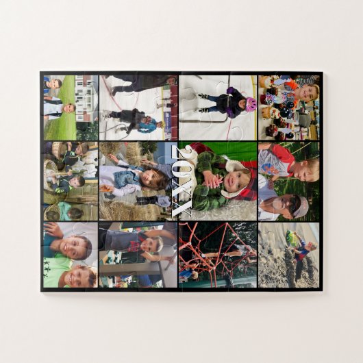 Persoonlijke fotocollage legpuzzel (Horizontaal)