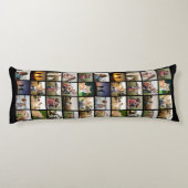 Persoonlijke fotocollage lichaamskussen (Achterkant)