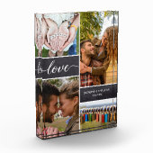 Persoonlijke Fotocollage Liefdesscript Verjaardag Fotoblokken (Links)