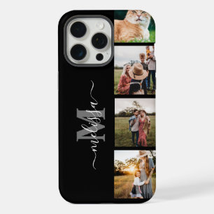 Persoonlijke Fotocollage Monogram iPhone 15 Pro Max Case