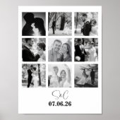 Persoonlijke Fotocollage Persoonlijk Geschenk Poster (Voorkant)