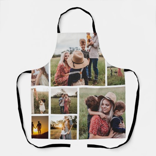 Persoonlijke fotocollage schort (Voorkant)