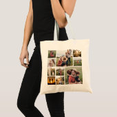 Persoonlijke fotocollage tote bag (Voorkant (product))