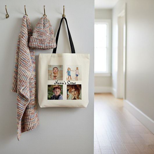 Persoonlijke fotocollage tote bag