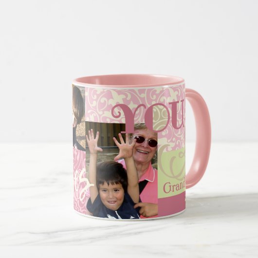 Persoonlijke fotocollage voor haar mok (Voorkant rechts)