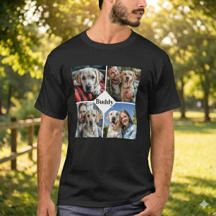 Persoonlijke Fotocollage voor Hondenliefhebbers T-shirt
