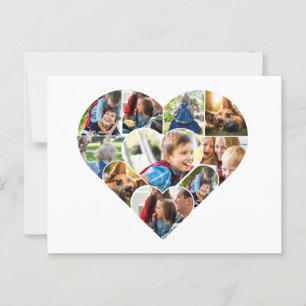 Persoonlijke Fotocollagekaarten voor elke gelegenh Briefkaart