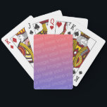 Persoonlijke fotofiets®-speelkaarten pokerkaarten<br><div class="desc">Persoonlijke fotokaarten van Bicycle® voor afspelen. Voeg uw favoriete foto toe aan een pakket speelkaarten. Voeg een foto toe van je bruiloft,  kinderen,  kleinkinderen,  huisdieren,  favoriete vakantieplaats of de meeste foto's. Een leuke manier om van je favoriete foto te shows. Maakt een groot geschenk of een groot hoepje.</div>