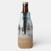 Persoonlijke Fotofleskoeler met Eigen Tekst Flesjeskoeler (Fles Achterkant)