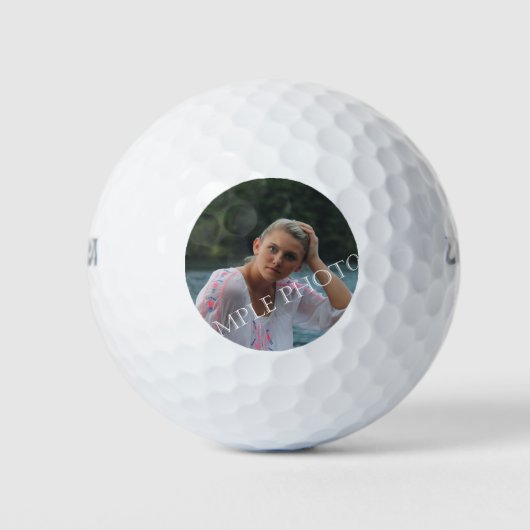 Persoonlijke fotogolf. Maak je eigen! Golfballen (Voorkant)