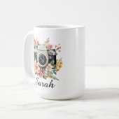 Persoonlijke Fotograaf Beker, Cameragenieter Cadea Koffiemok (Voorkant links)