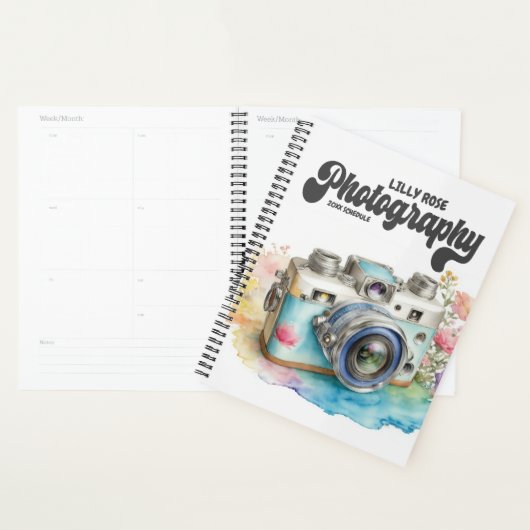Persoonlijke Fotograaf Planner Retro Camera (Display)