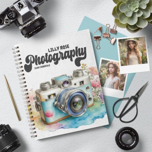 Persoonlijke Fotograaf Planner Retro Camera
