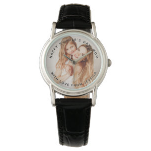 Persoonlijke fotohorloge met aangepast bericht horloge