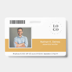 Persoonlijke Fotoidentificatiekaart voor Bedrijfsb Badge