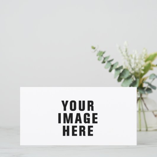 Persoonlijke Fotokaart (Staand voorkant)