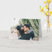 Persoonlijke Fotokaart Kaart (Gele Bloem)