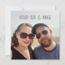 Persoonlijke fotokaart maak je eigen met tekst kaart