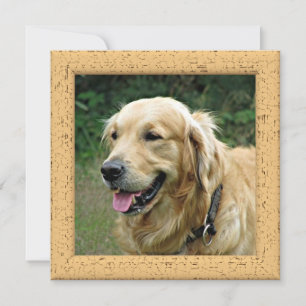 Persoonlijke Fotokaart van je Hond Aankondiging