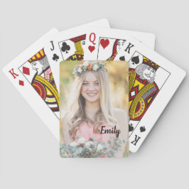 Persoonlijke Fotokaarten voor Bruidsmeisjes Pokerkaarten