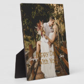 Persoonlijke Fotokader met Tekst voor Koppels Fotoplaat (Zijkant)