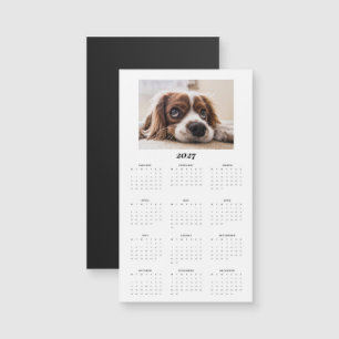 Persoonlijke fotokalender magneet 2027